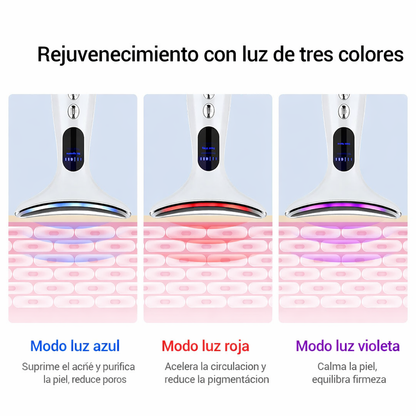 Masajeador facial de microcorrientes