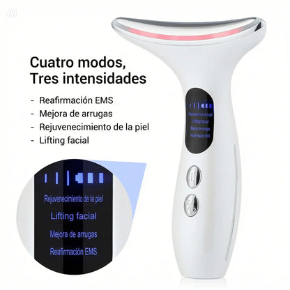 Masajeador facial de microcorrientes